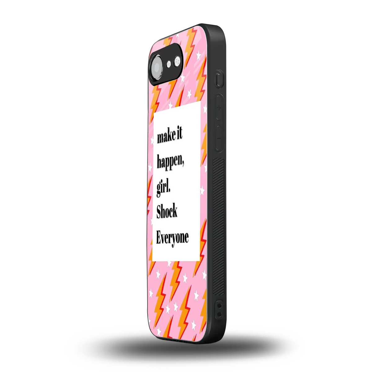 Shock Everyone iphone 16e mobile cover | shockproof glass phone case