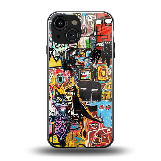 Sketch Book back phone cover | glass case for iphone 13 mini