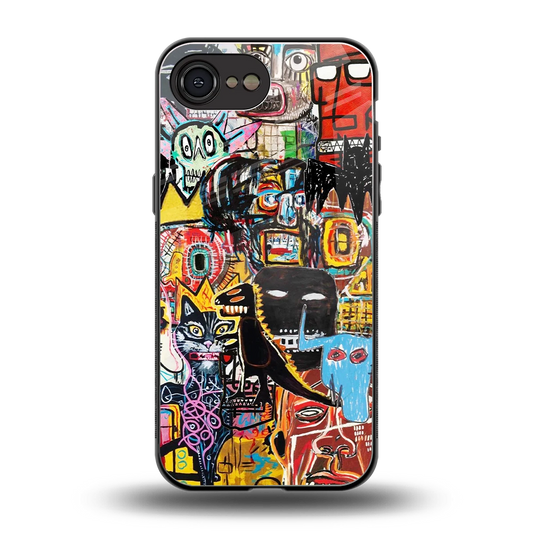Sketch Book back phone cover | glass case for iphone 16e