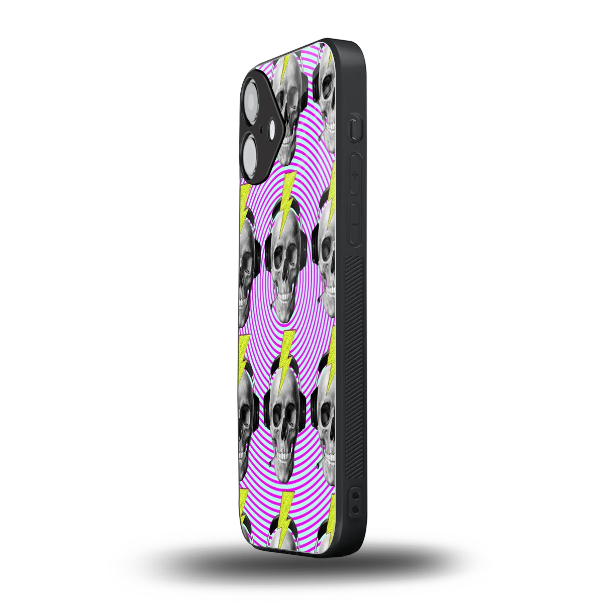 Skull Trip iphone 16 plus mobile cover | shockproof glass phone case