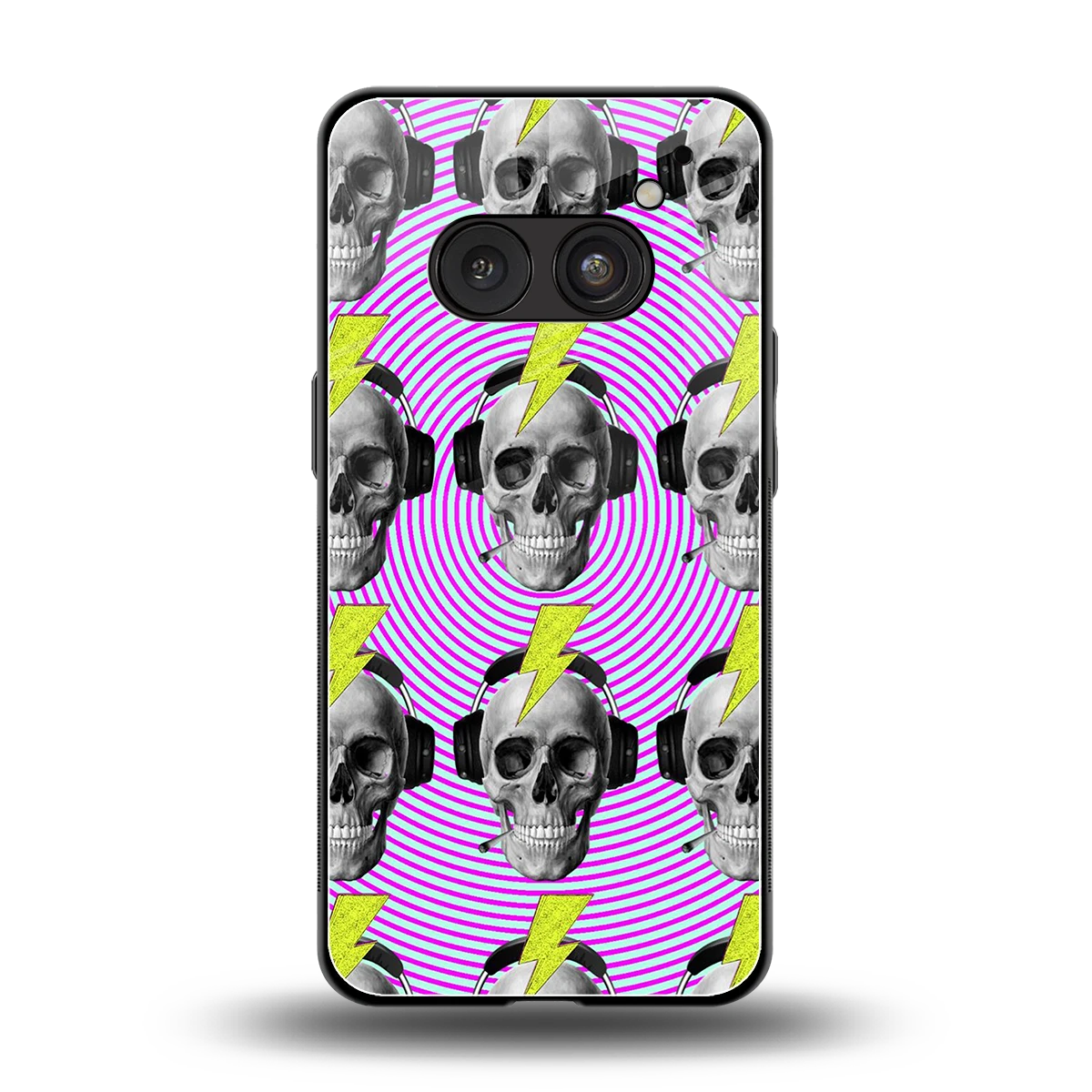 Skull Trip back phone cover | glass case for nothing phone 2a