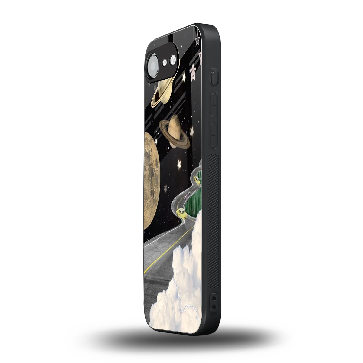 Skyline Galaxy iphone 16e mobile cover | shockproof glass phone case