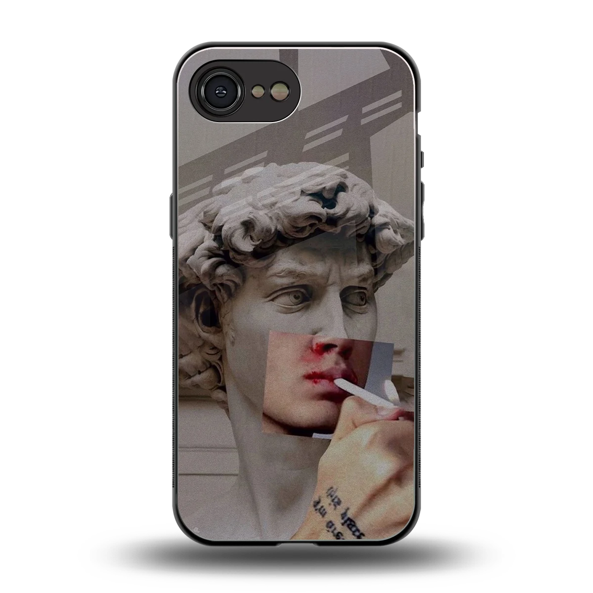 Smokin David back phone cover | glass case for iphone 16e