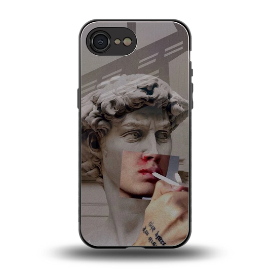 Smokin David back phone cover | glass case for iphone 16e