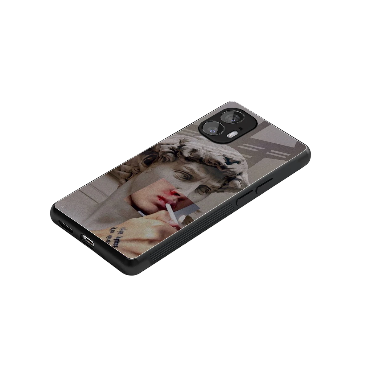 Smokin David stylish phone case for nothing phone 2 | glossy glass and slim fit