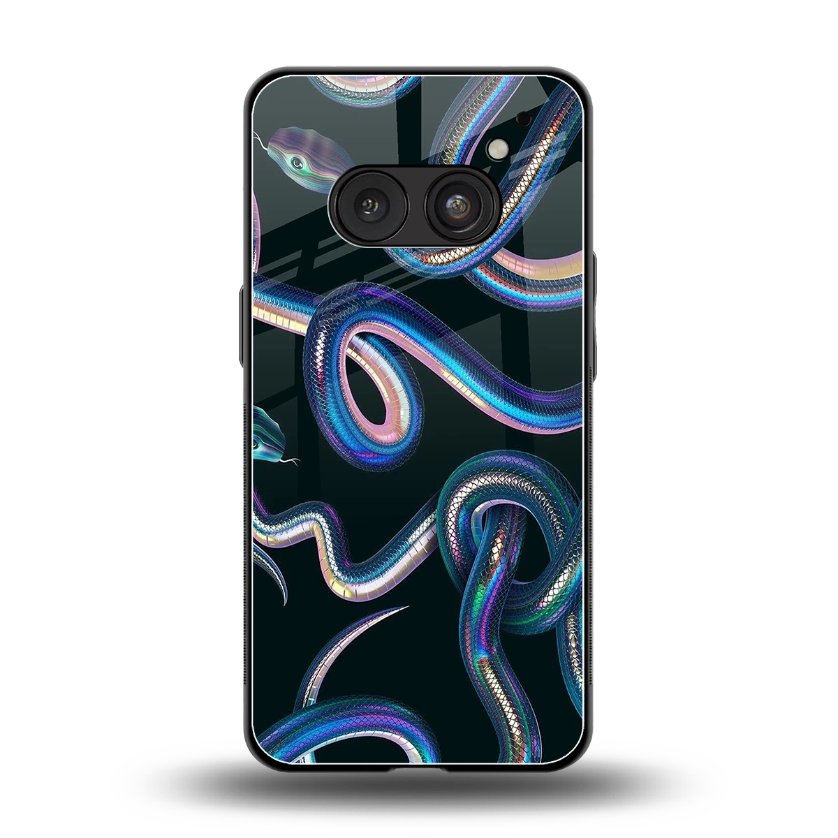 Snakes back phone cover | glass case for nothing phone 2a