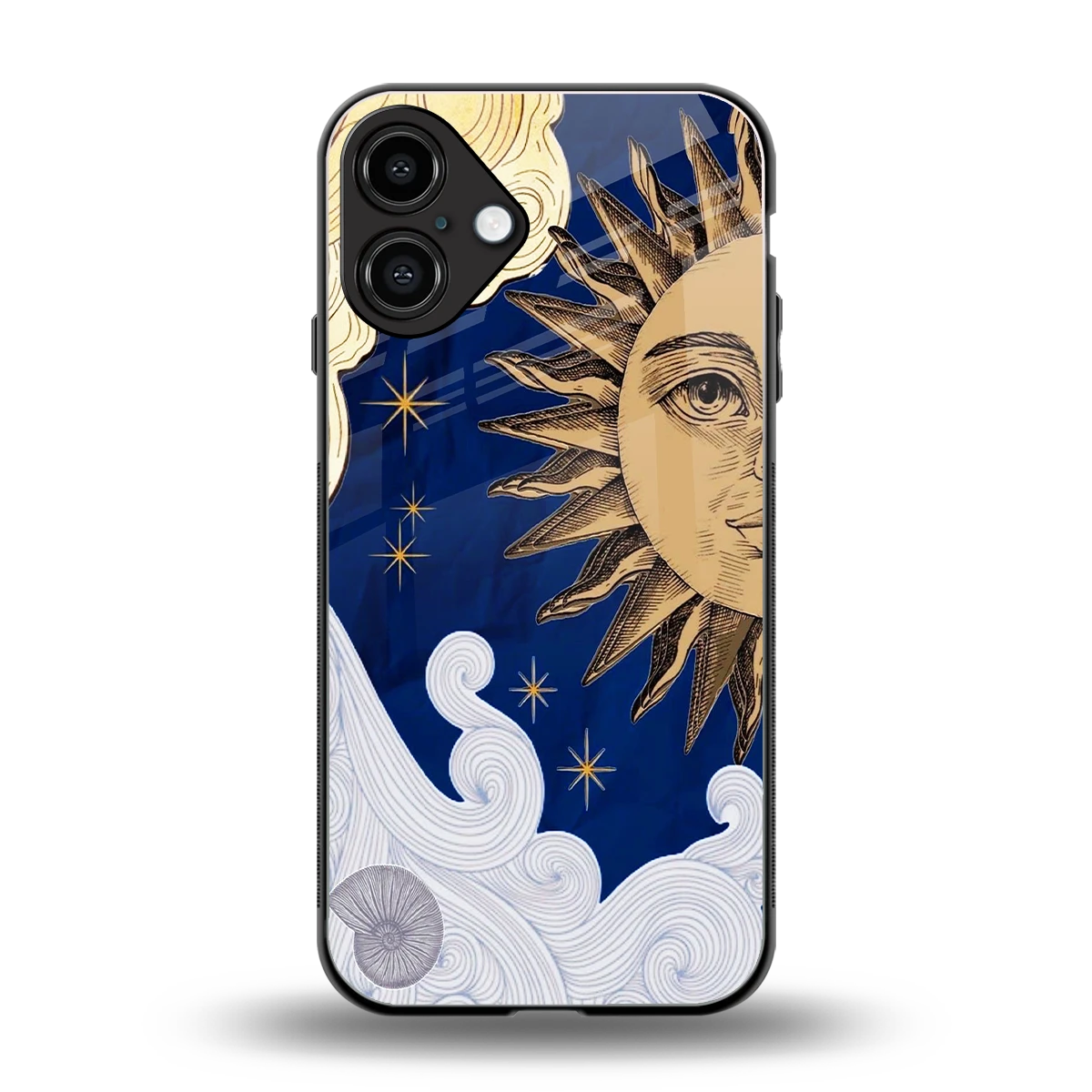 Solar Bliss back phone cover | glass case for iphone 16 plus