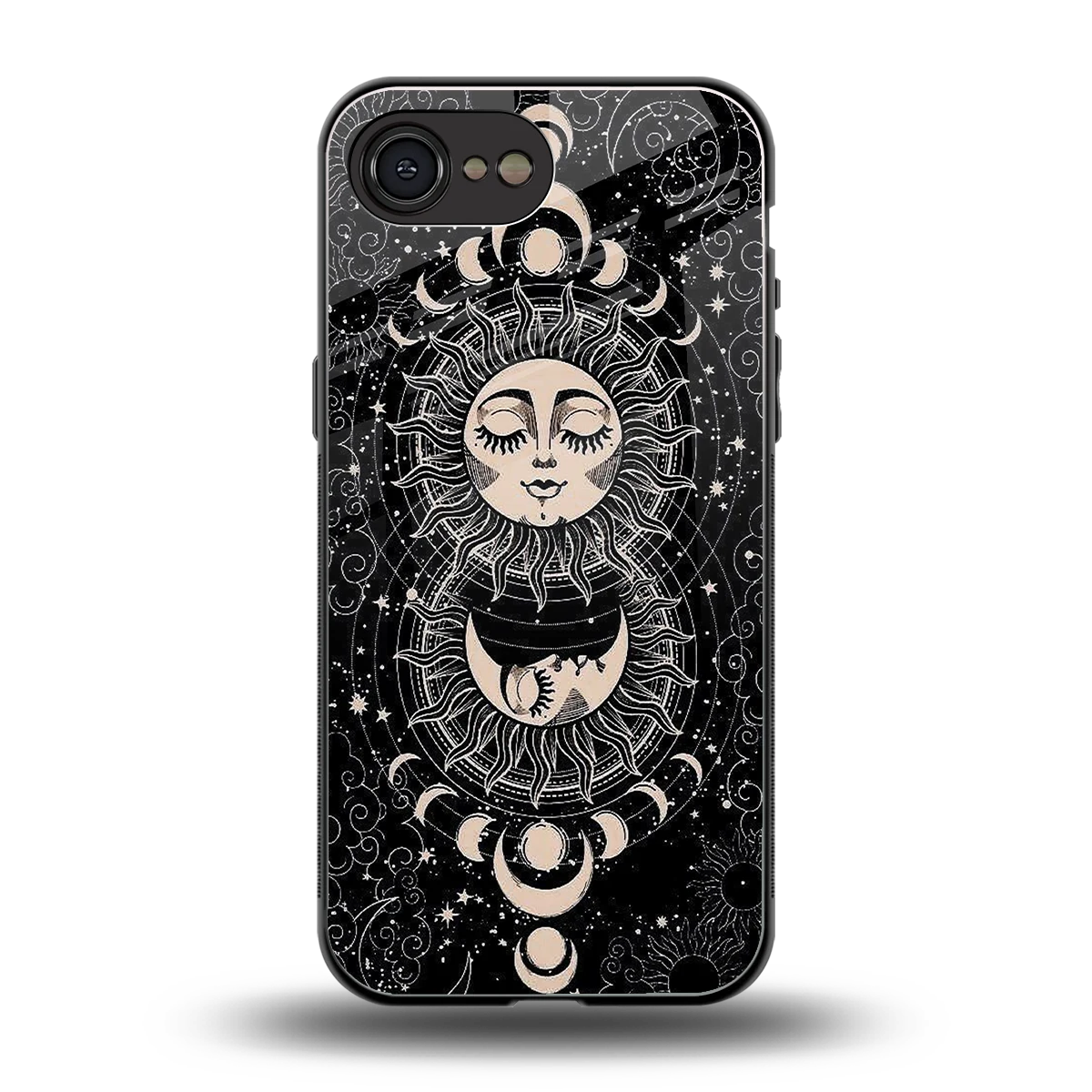 Solar Eclipse back phone cover | glass case for iphone 16e
