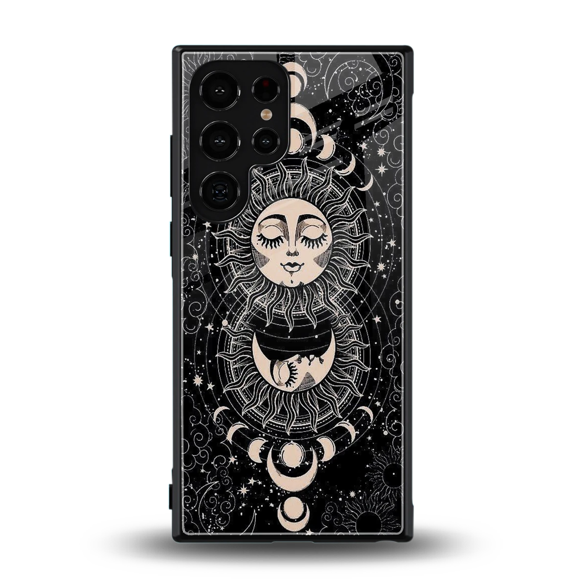 Solar Eclipse back phone cover | glass case for samsung galaxy s24 ultra