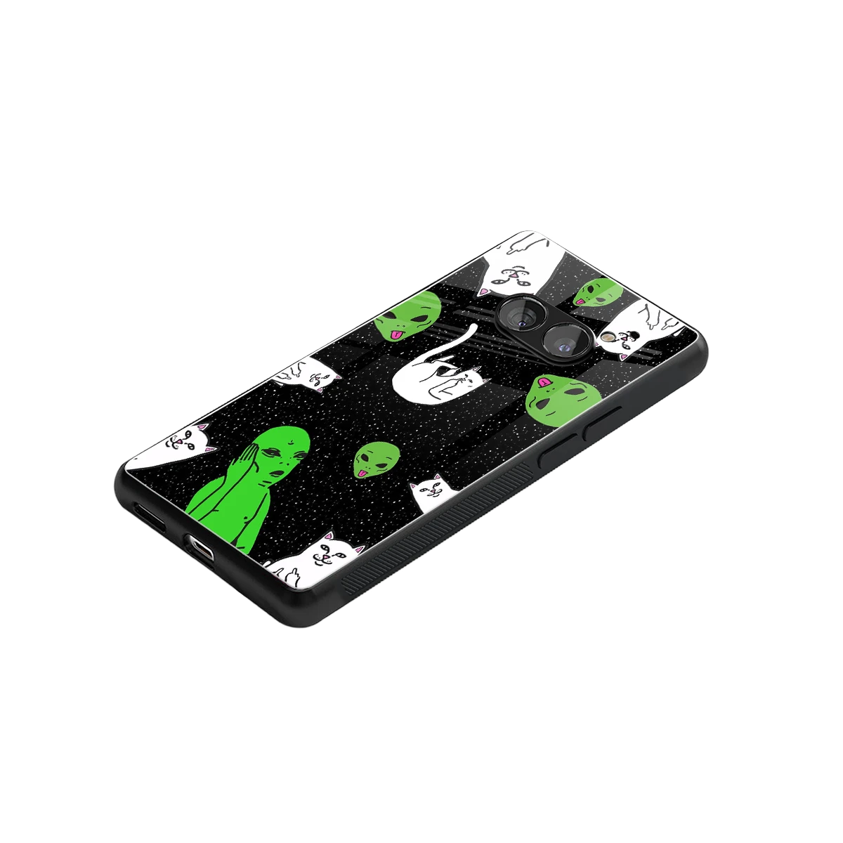 Space Kitty stylish phone case for nothing phone 2a | glossy glass and slim fit