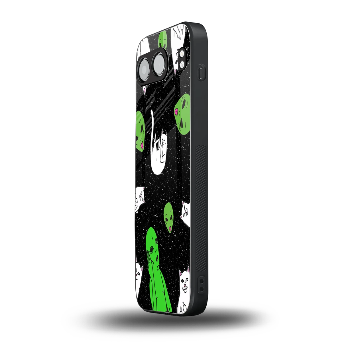 Space Kitty oneplus nord 4 mobile cover | shockproof glass phone case