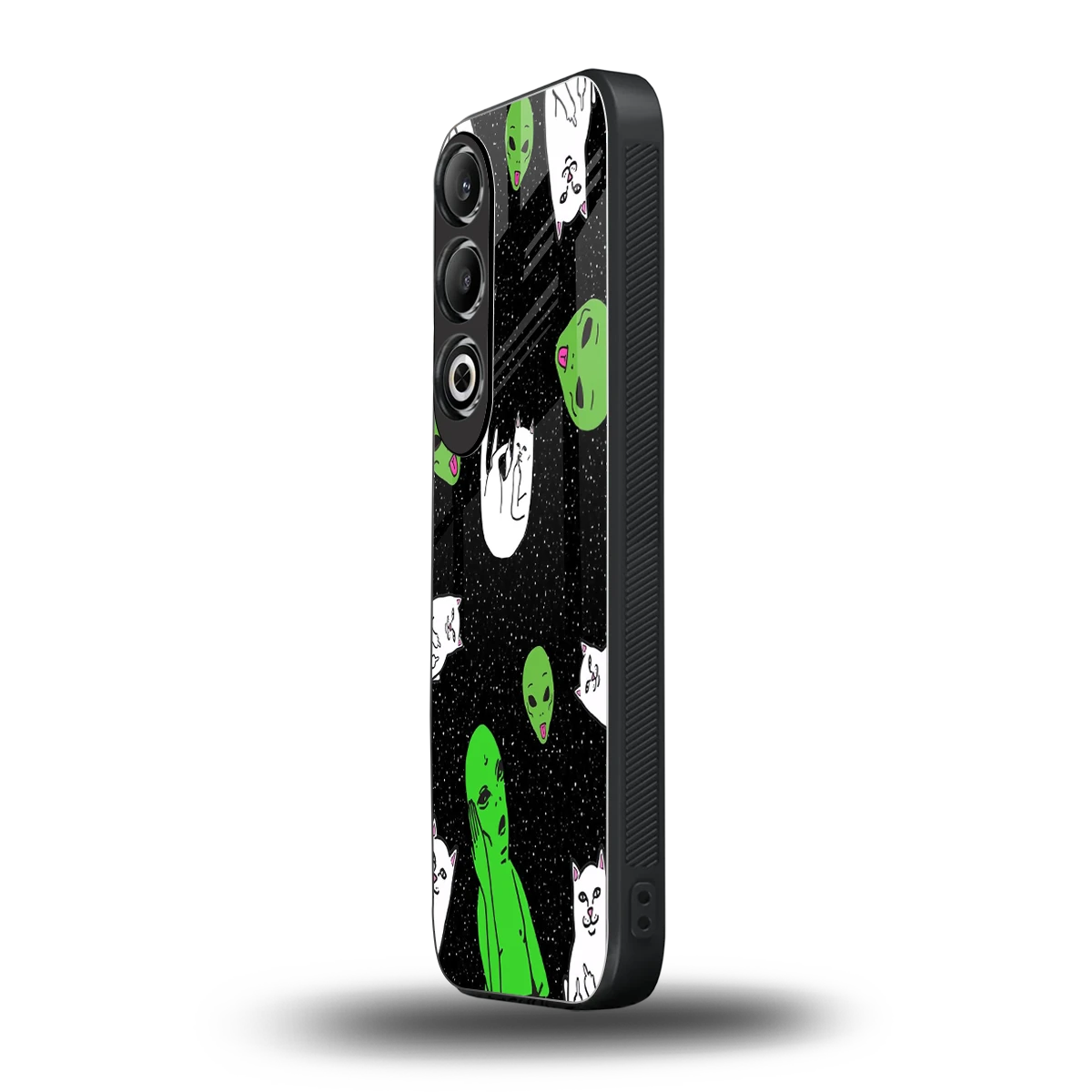 Space Kitty oneplus nord ce 4 mobile cover | shockproof glass phone case