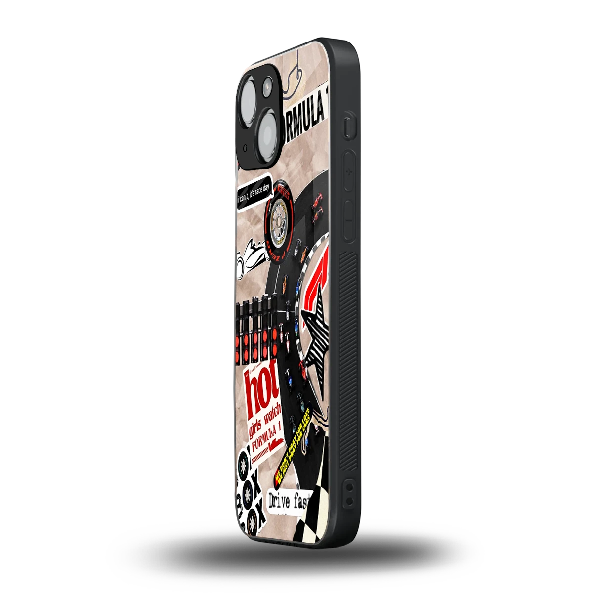 Speedline iphone 13 mini mobile cover | shockproof glass phone case