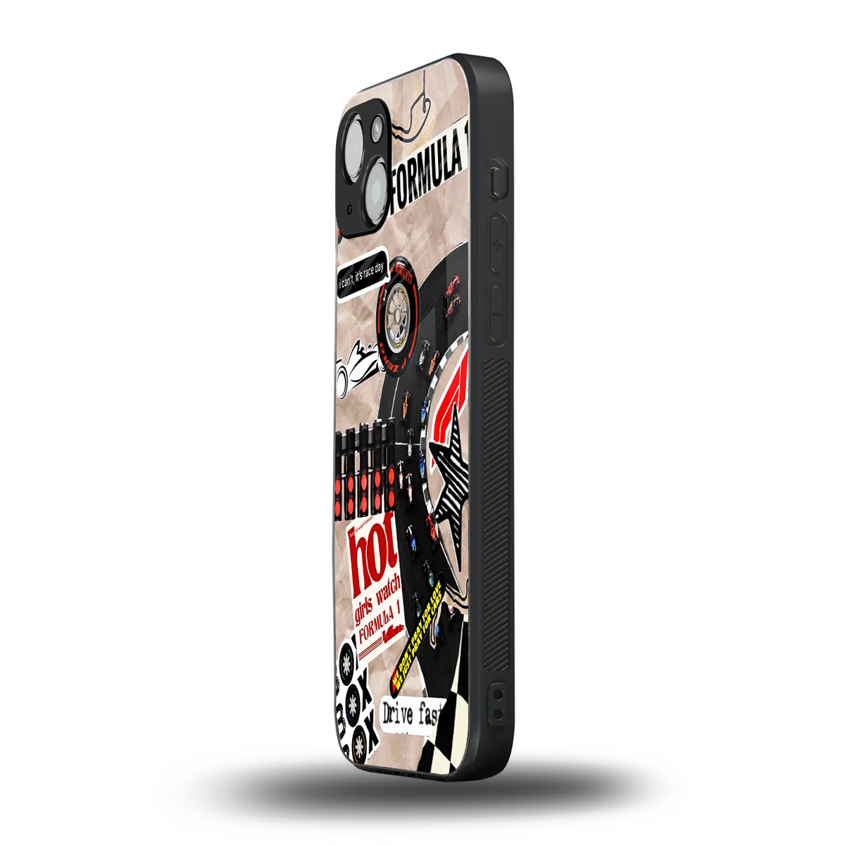 Speedline iphone 15 mobile cover | shockproof glass phone case