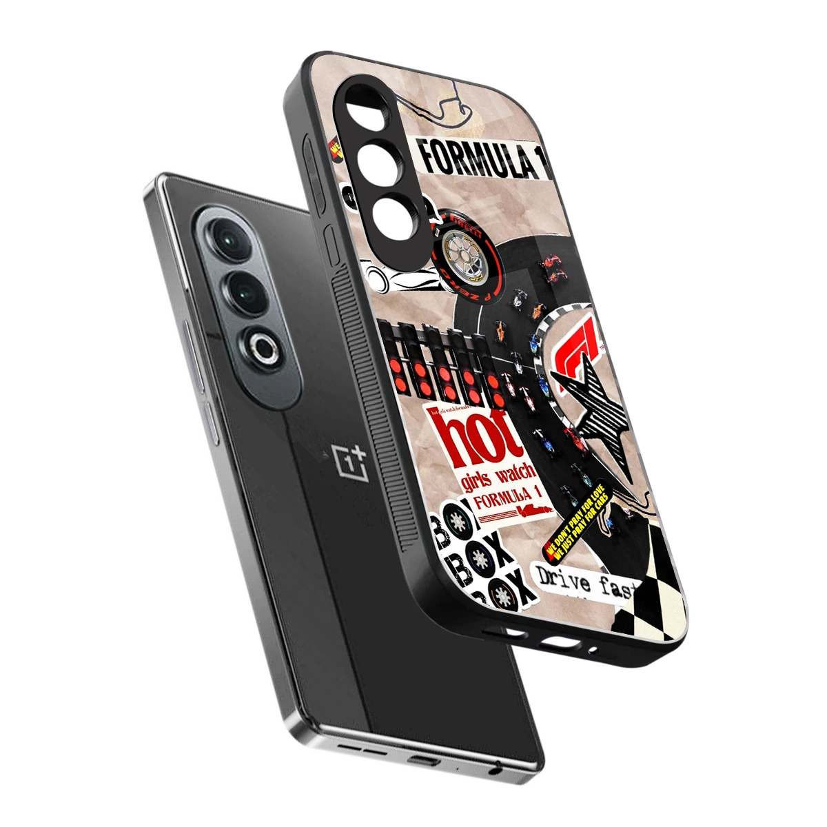 Speedline sleek oneplus nord ce 4 cover with tempered glass back and TPU edges