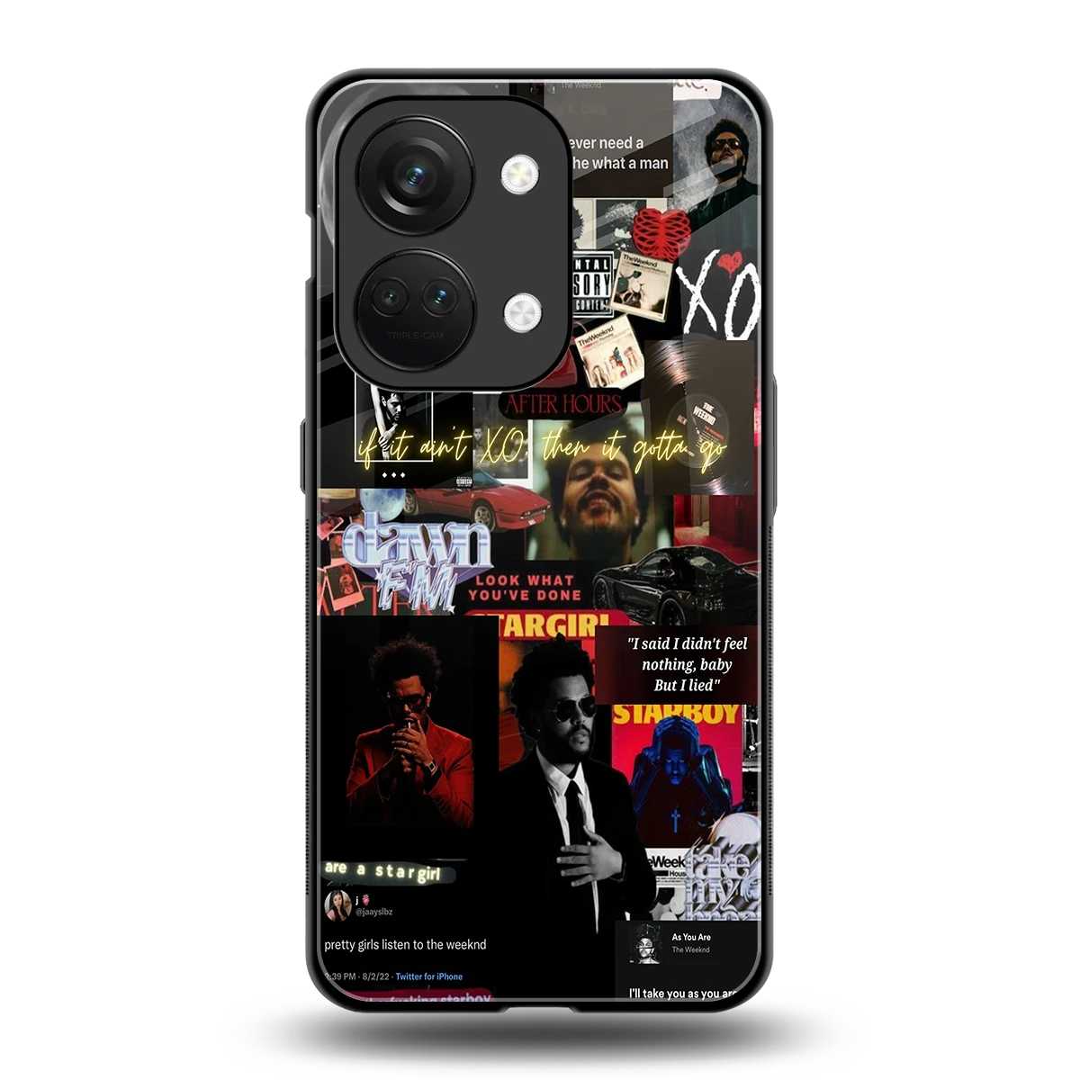 Star Boy Aura back phone cover | glass case for oneplus nord 3