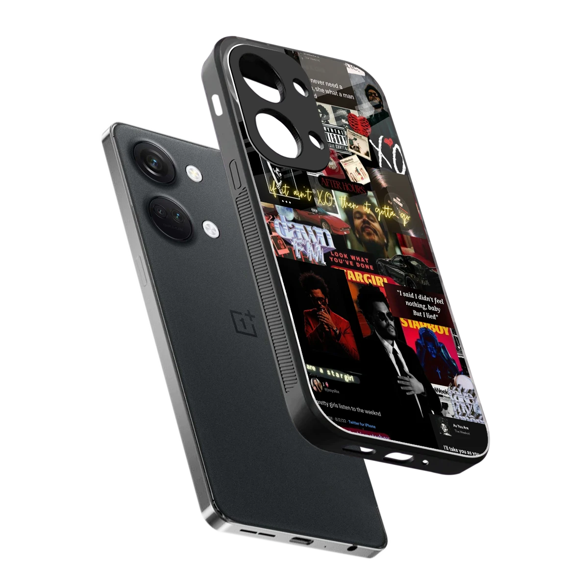 Star Boy Aura sleek oneplus nord 3 cover with tempered glass back and TPU edges