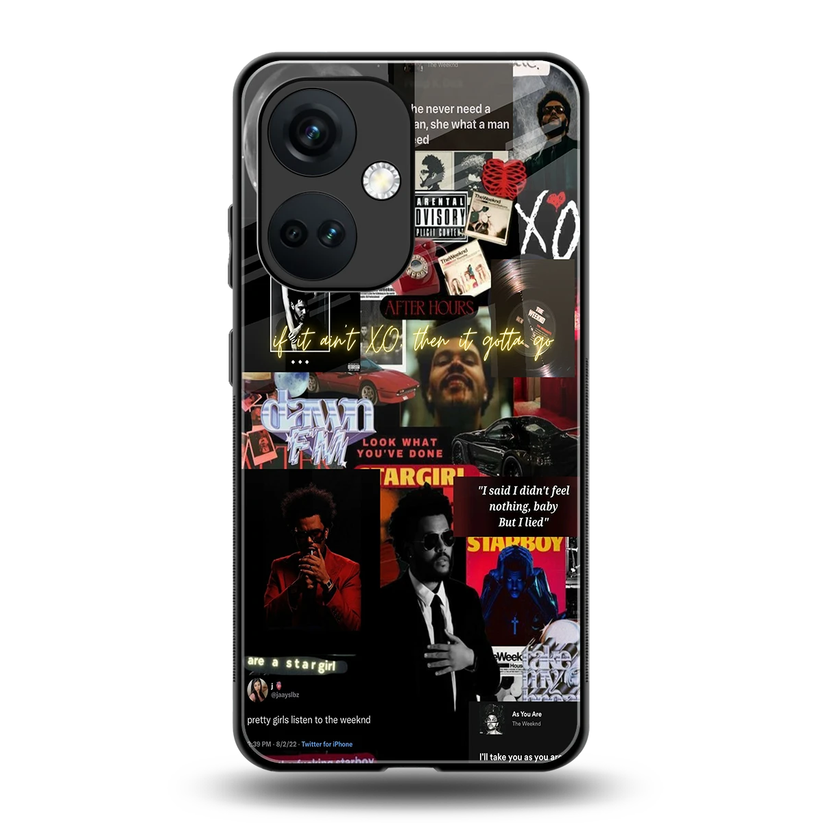Star Boy Aura back phone cover | glass case for oneplus nord ce 3