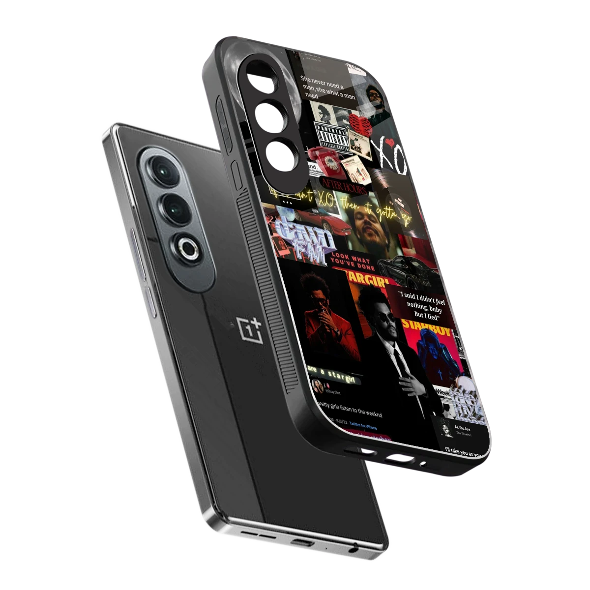 Star Boy Aura sleek oneplus nord ce 4 cover with tempered glass back and TPU edges