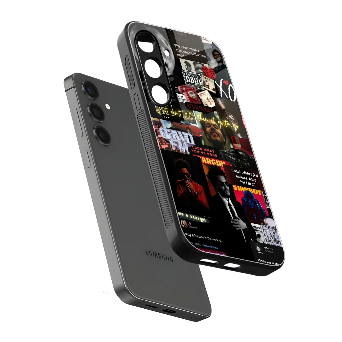 Star Boy Aura sleek samsung galaxy s24 cover with tempered glass back and TPU edges