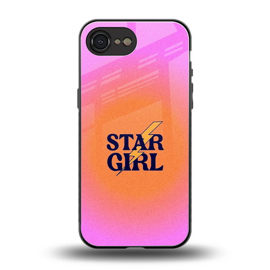 Star Girl Aesthetic back phone cover | glass case for iphone 16e