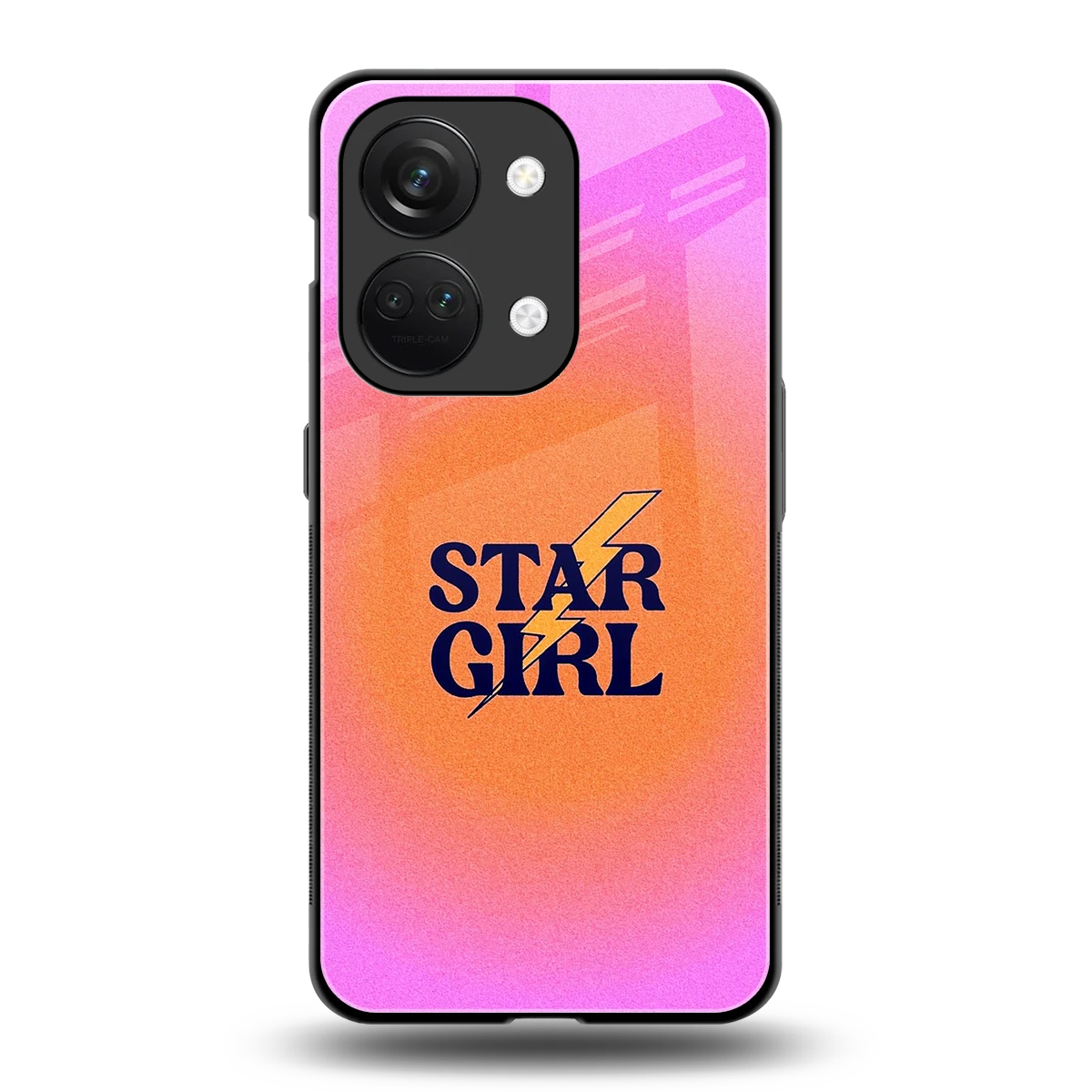 Star Girl Aesthetic back phone cover | glass case for oneplus nord 3
