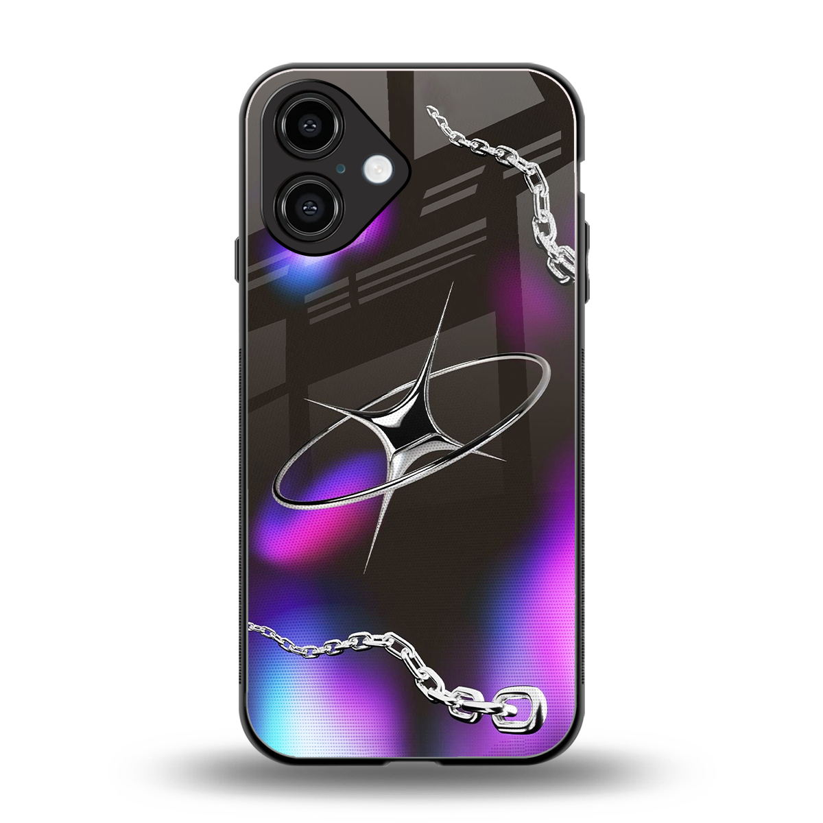 Star Luxe back phone cover | glass case for iphone 16