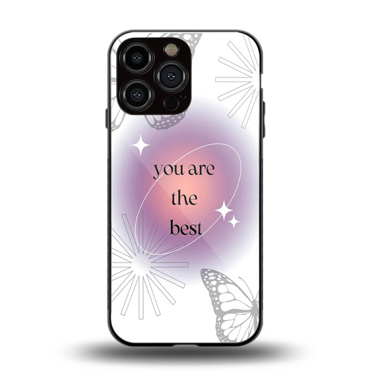 Star Power back phone cover | glass case for iphone 14 pro max