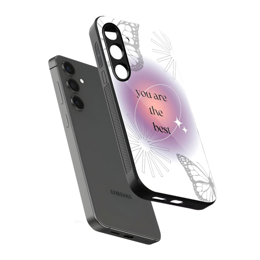 Star Power sleek samsung galaxy s23 plus cover with tempered glass back and TPU edges