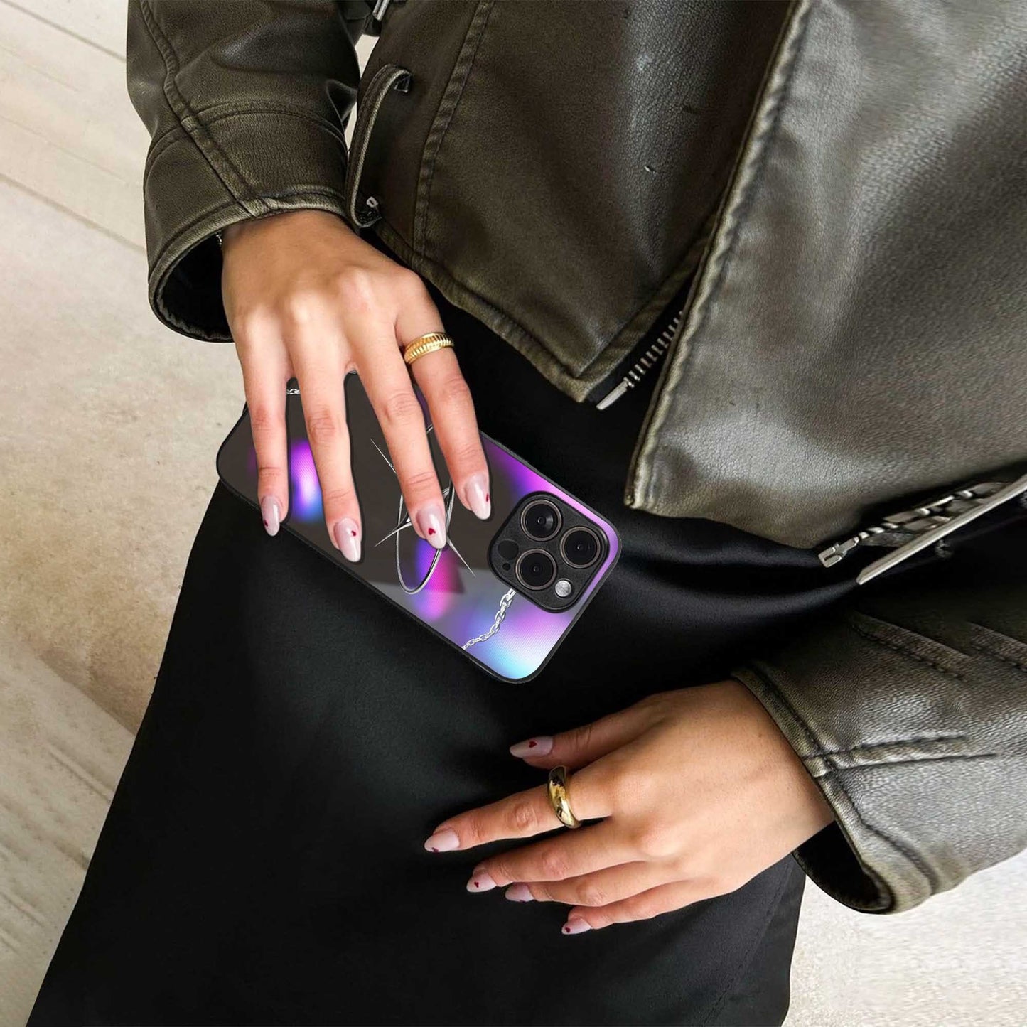 Star Luxe luxury glass phone case for iPhone 16 | scratch and drop resistant