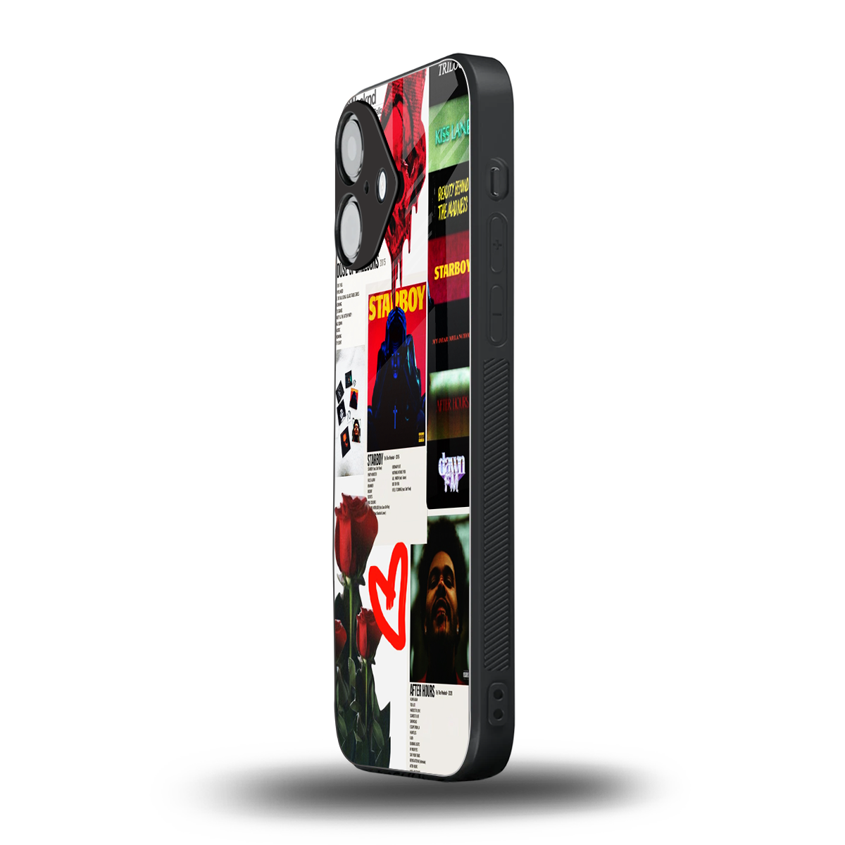 Starboy Collage iPhone 16 mobile cover | shockproof glass phone case