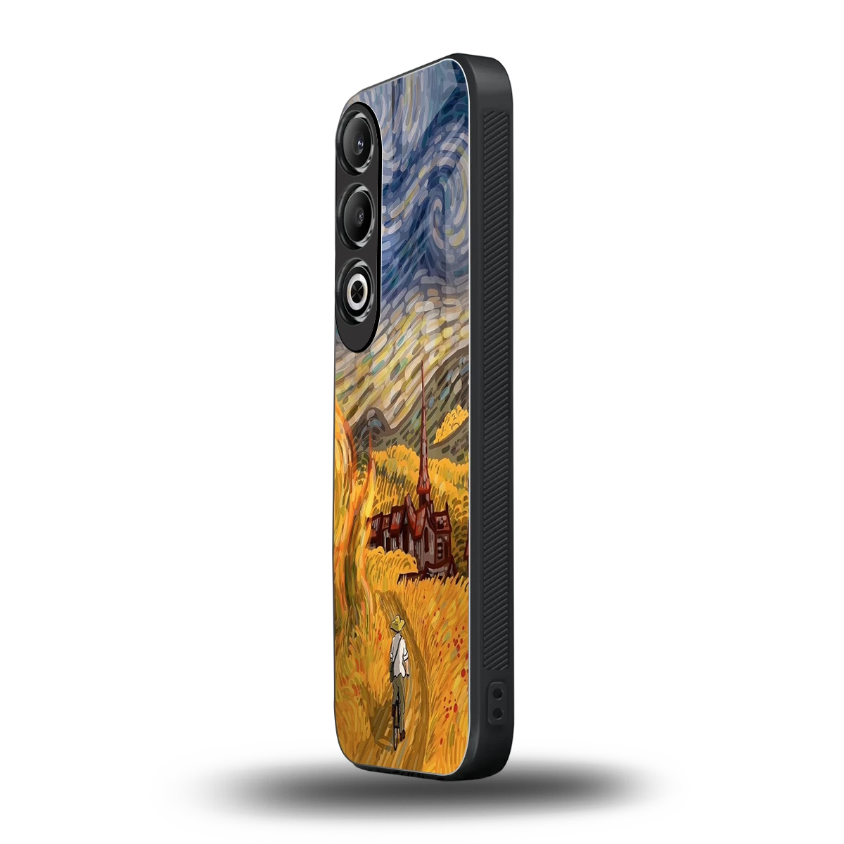 Starry Ride oneplus nord ce 4 mobile cover | shockproof glass phone case