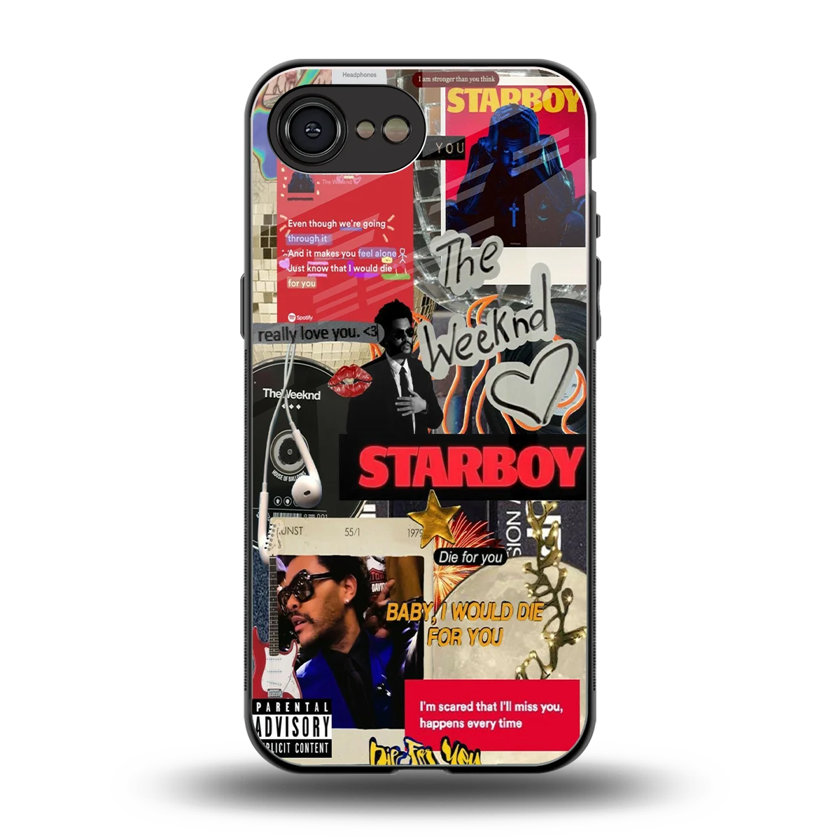 Stellar Starboy back phone cover | glass case for iphone 16e