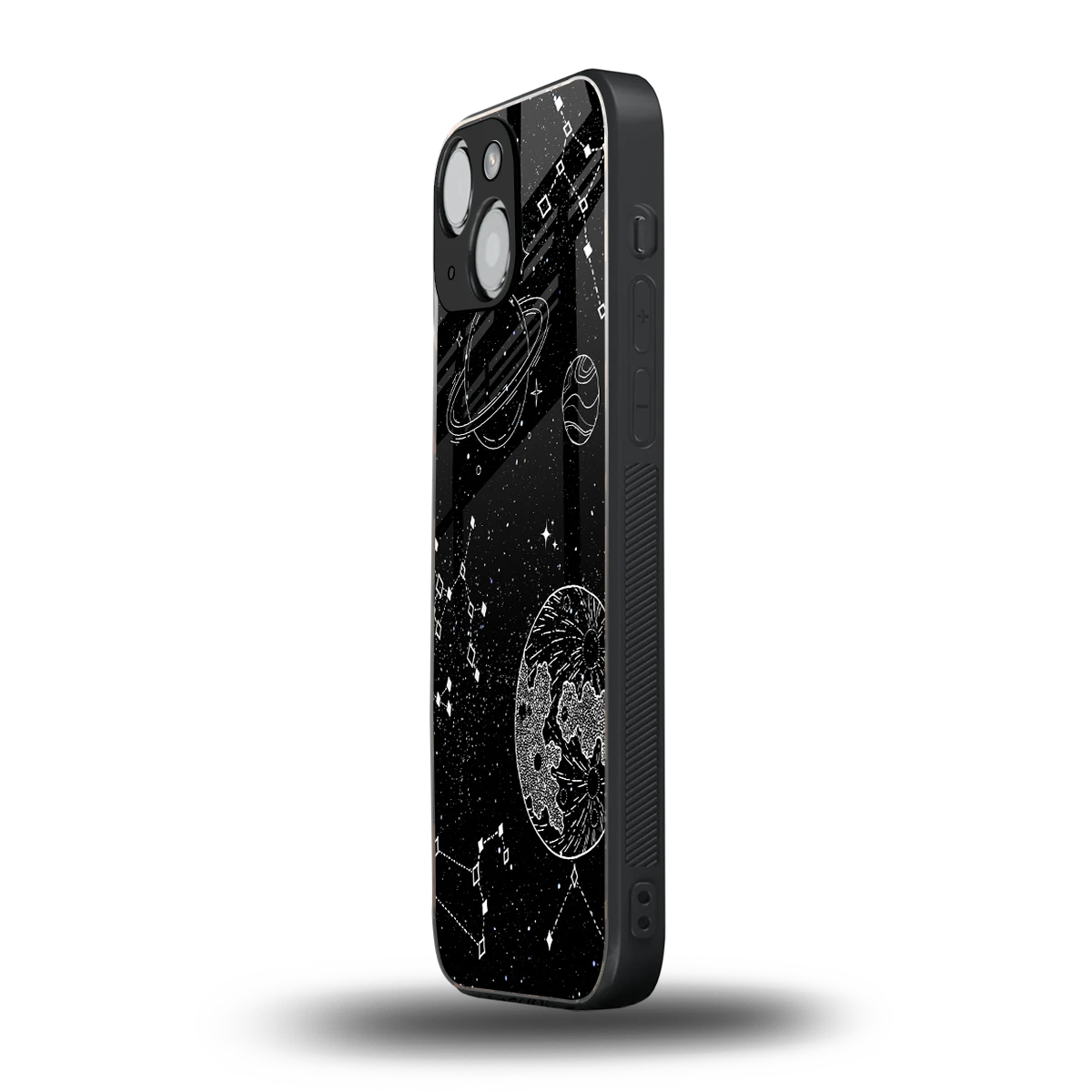 Stellar Voyage iphone 13 mini mobile cover | shockproof glass phone case