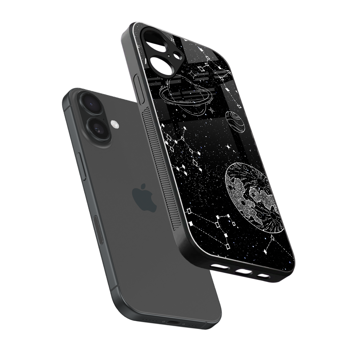 Stellar Voyage Phone Case for Iphone 16 | Glass Case