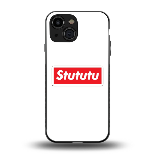 Stututu back phone cover | glass case for iphone 13 mini