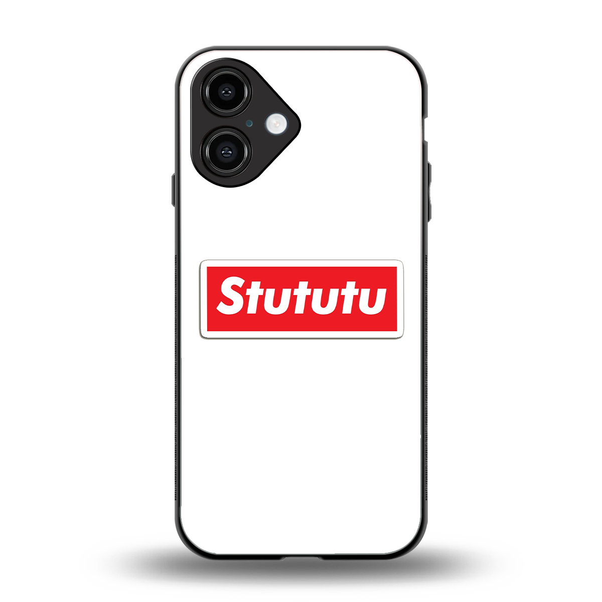 Stututu back phone cover | glass case for iphone 16