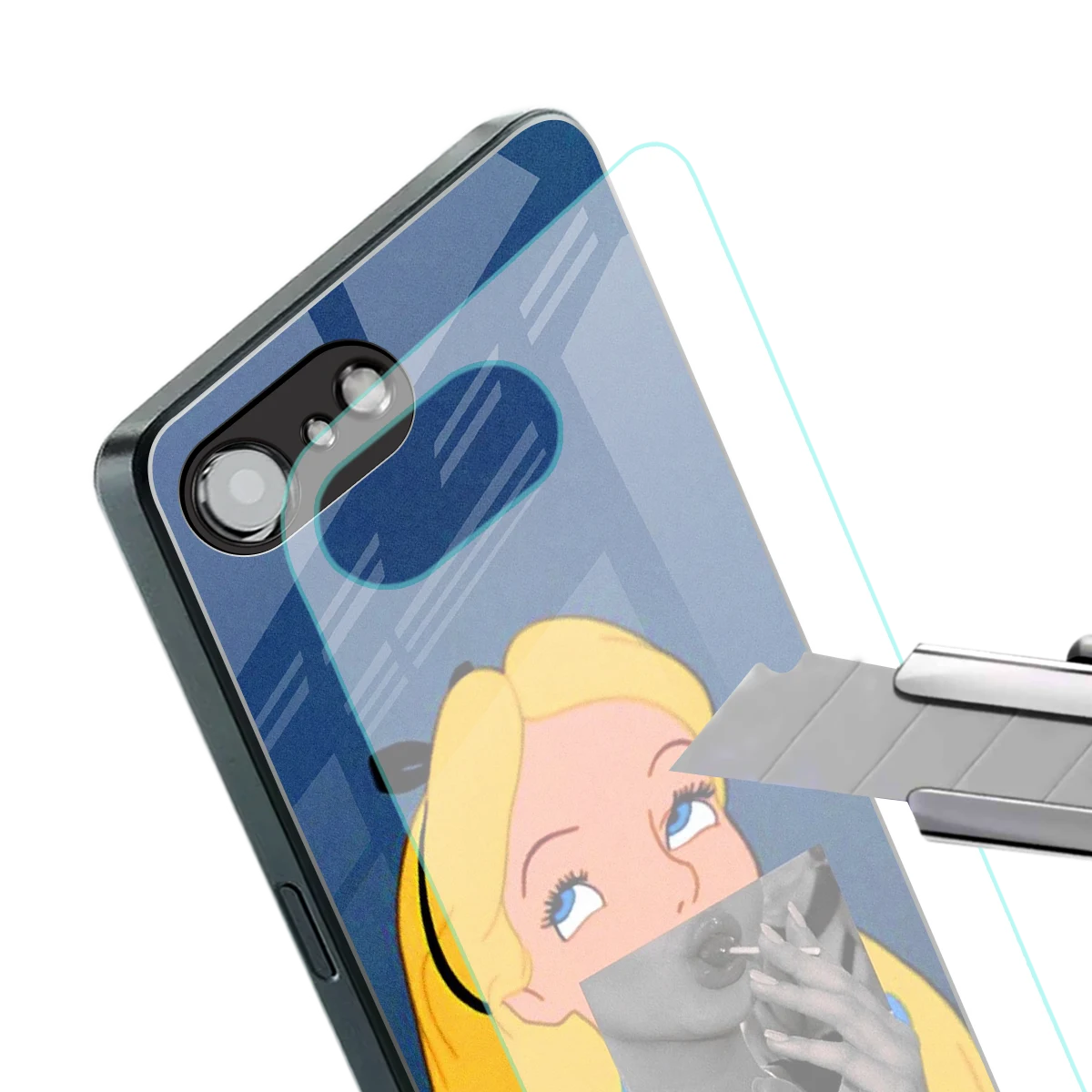 Sugar Bliss stylish phone case for iphone 16e | glossy glass and slim fit