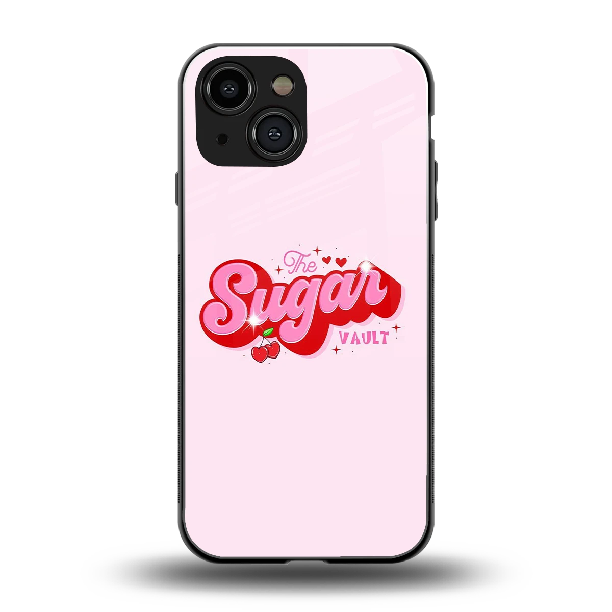 Sugar Vault back phone cover | glass case for iphone 13 mini