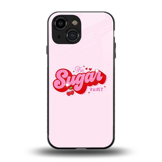 Sugar Vault back phone cover | glass case for iphone 13 mini