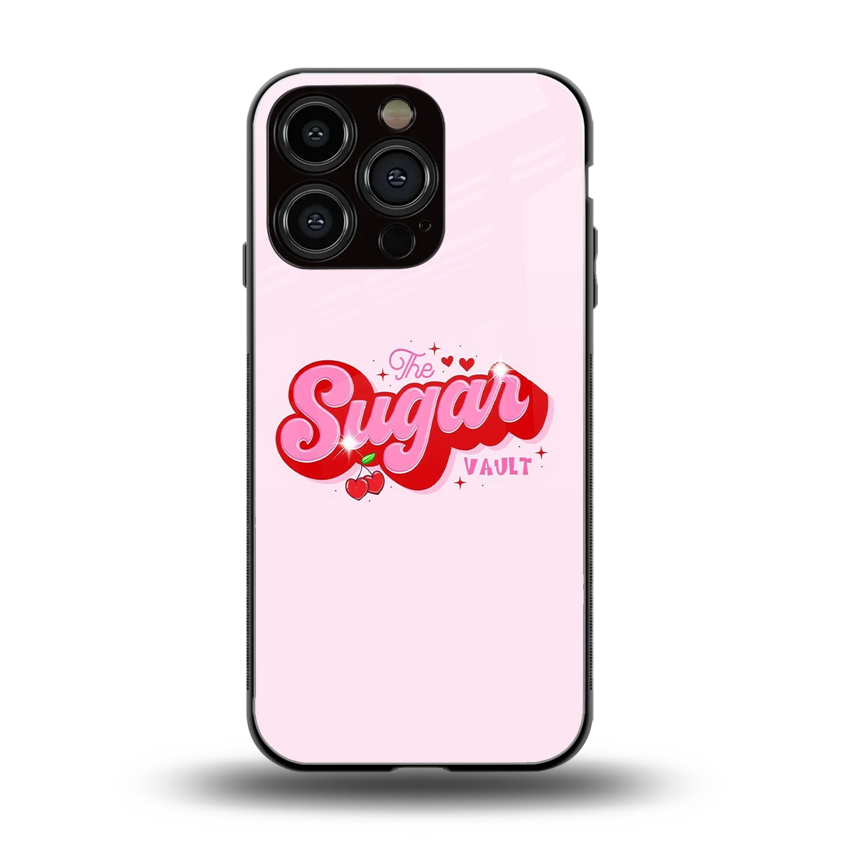 Sugar Vault back phone cover | glass case for iphone 16 pro