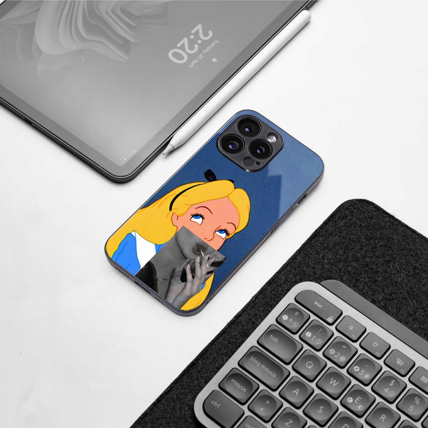 Sugar Bliss luxury glass phone case for iPhone 16 | scratch and drop resistant