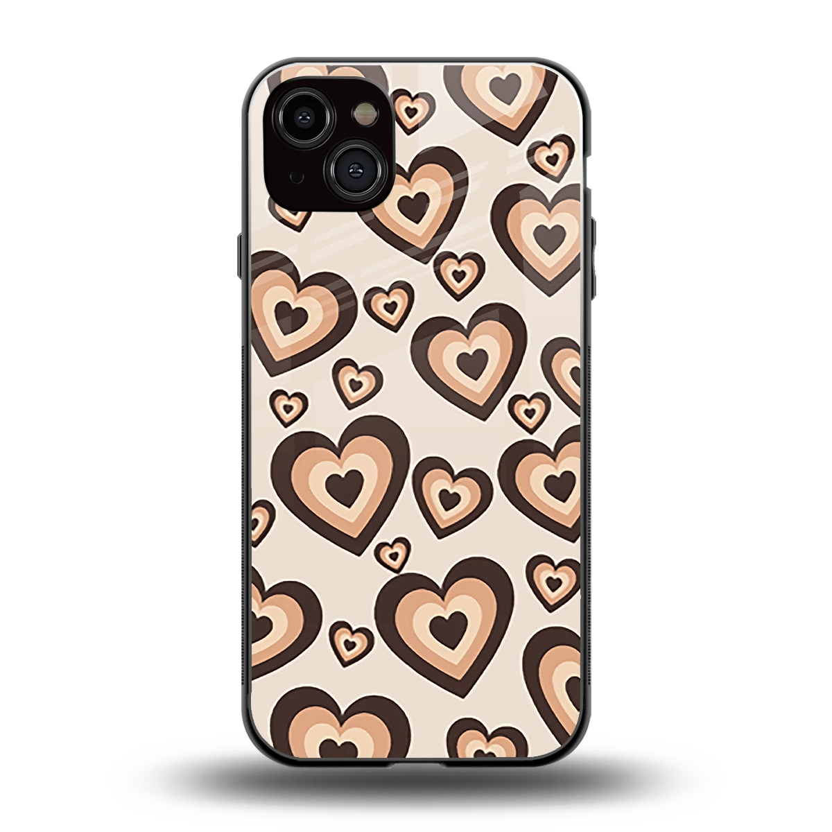 Sweetheart Cocoa back phone cover | glass case for iphone 14 plus