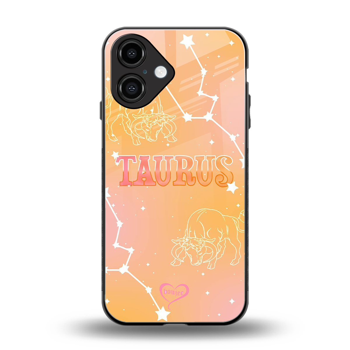 Taurus Aura back phone cover | glass case for iphone 16