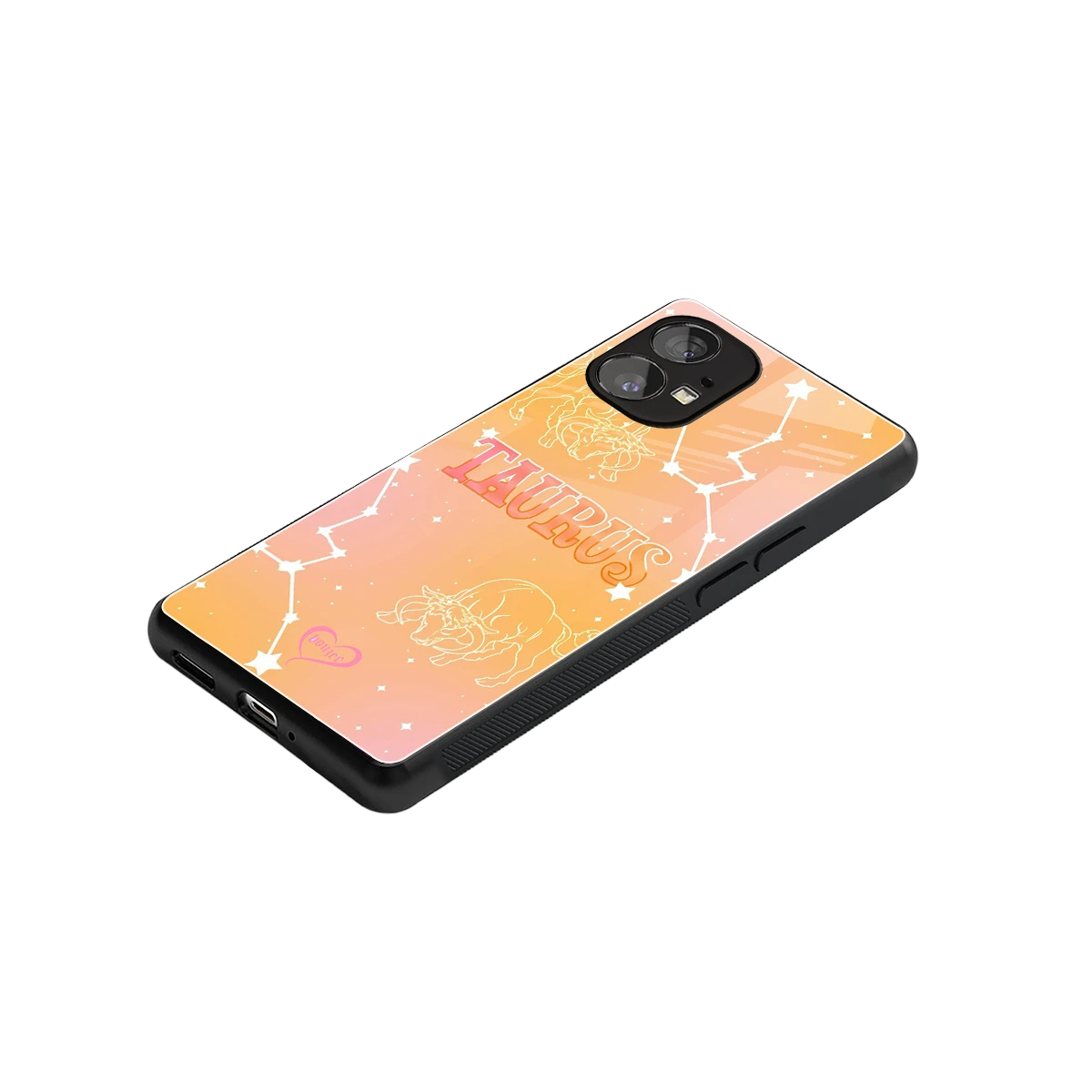 Taurus Aura stylish phone case for nothing phone 1 | glossy glass and slim fit