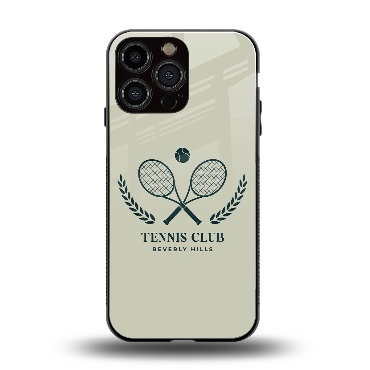 Tennis Club BH back phone cover | glass case for iphone 14 pro max