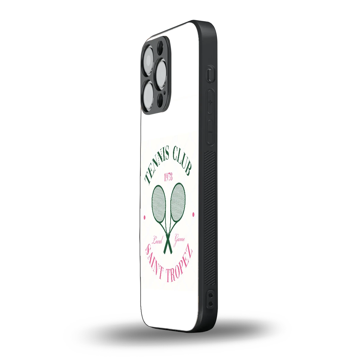 Tennis Club iphone 15 pro max mobile cover | shockproof glass phone case