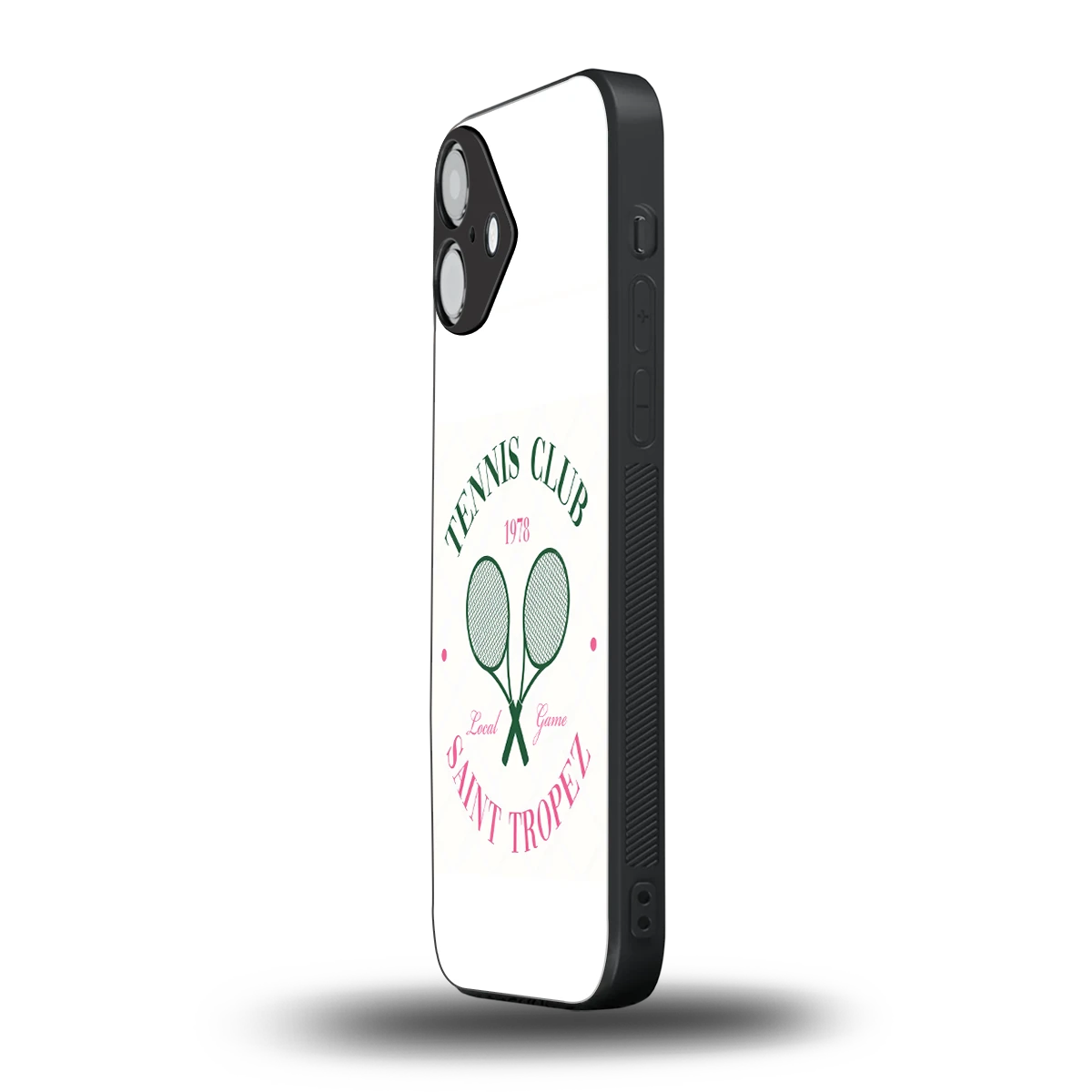 Tennis Club iphone 16 plus mobile cover | shockproof glass phone case