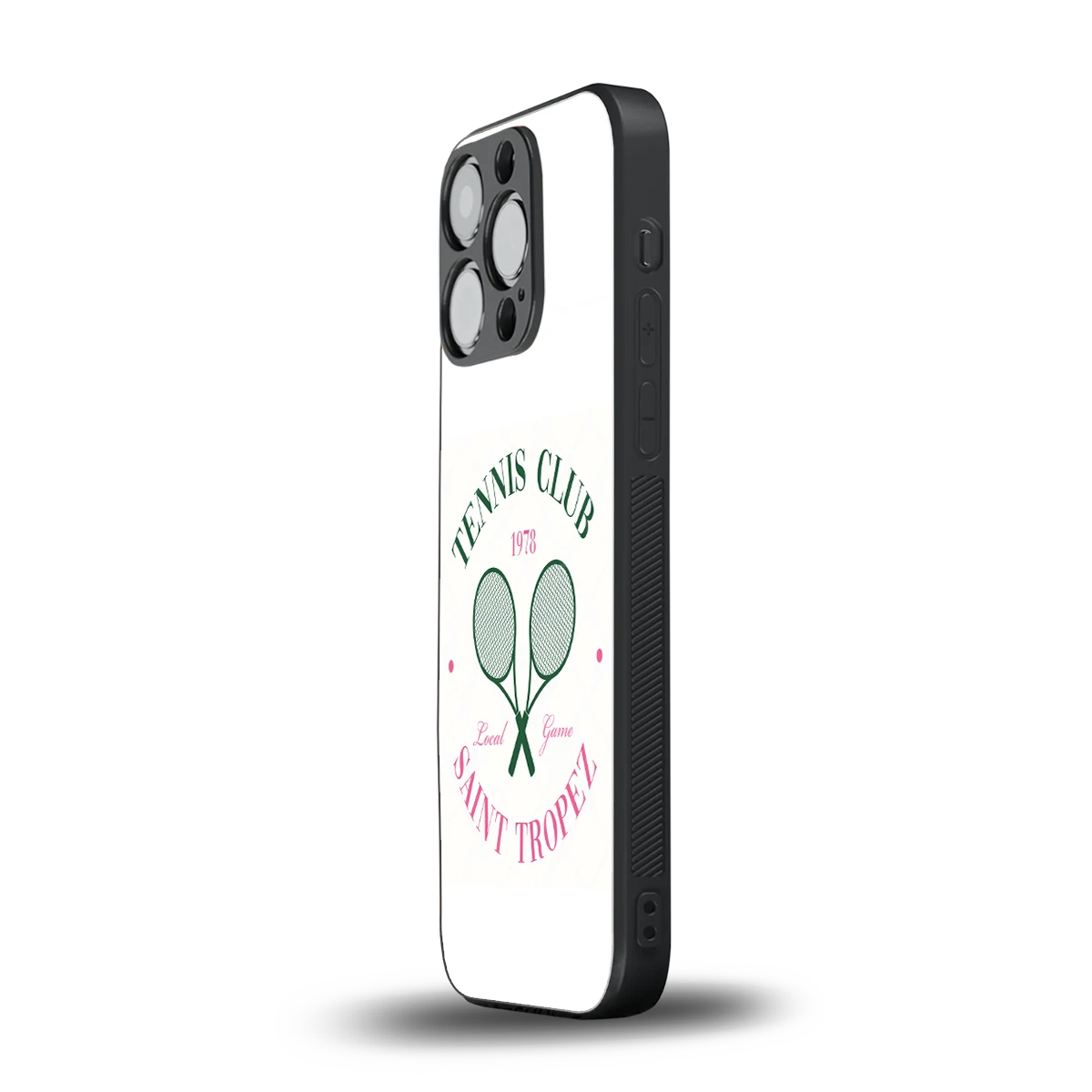Tennis Club iphone 16 pro mobile cover | shockproof glass phone case