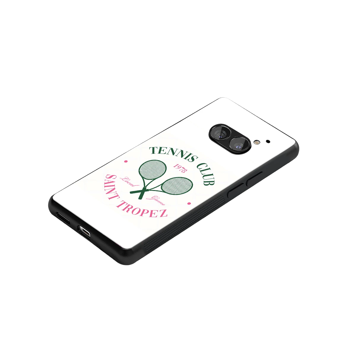 Tennis Club stylish phone case for nothing phone 2a | glossy glass and slim fit